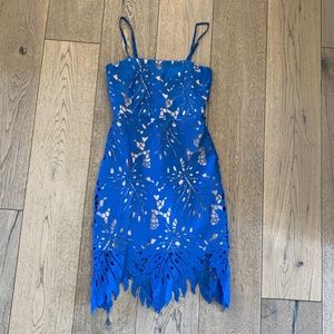 Blue lulus dress